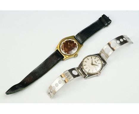 Two vintage Gents Tissot wristwatches to include a Visodate Automatic Seastar PR516 together with a Seastar T-12 Automatic. 