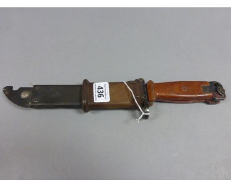 Russian AK47 bayonet and scabbard