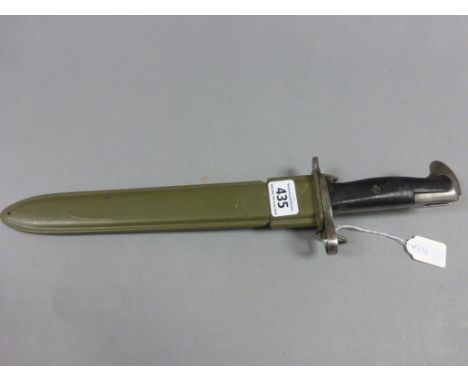 American Garand bayonet and scabbard