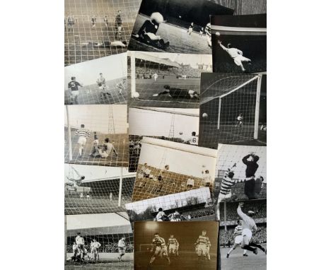 1960s Celtic Football Press Photos: All black and white action shots with press stamps. Either 10 x 8 or 9 x 7 inches. Oppone