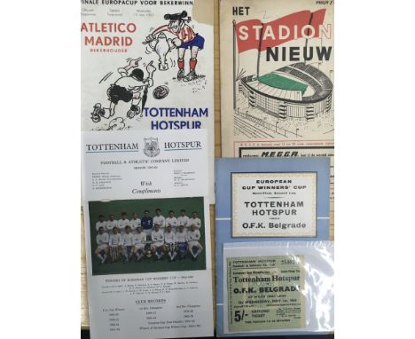 Tottenham 77/78 Complete Set Of Football Programmes: From Spurs only season in division two there are 42 league 2 FA cup 2 Le