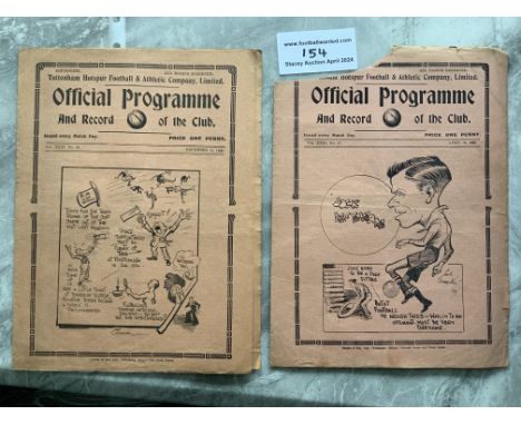36/37 Tottenham v Brentford Reserves Football Programme: London Combination match in good condition dated 19 12 1936. C/W sam