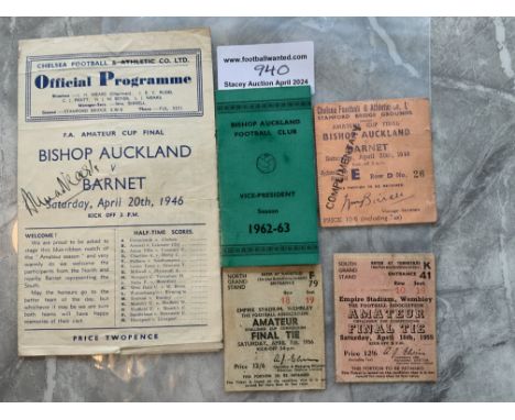 Bishop Auckland Vice Presidents Football Memorabilia: Mr Hull died at one of his teams matches in 62/63 season. His Vice Pres