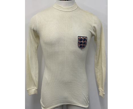 Martin Peters 1969 Airtex Match Worn Football Shirt: Worn by Peters on the South American Tour. Incredibly rare shirt famousl