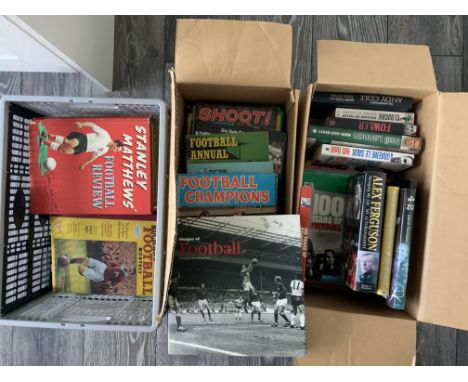 Football Book Collection: Some nice books amongst these including Best Of Charles Buchan Monthly, Images Of Football, Stanley