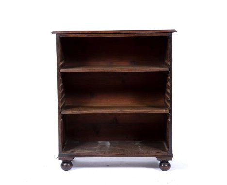 Rosewood open bookcaselate 19th Century, with two adjustable shelves Condition report:Overall wear, scratches and signs of us