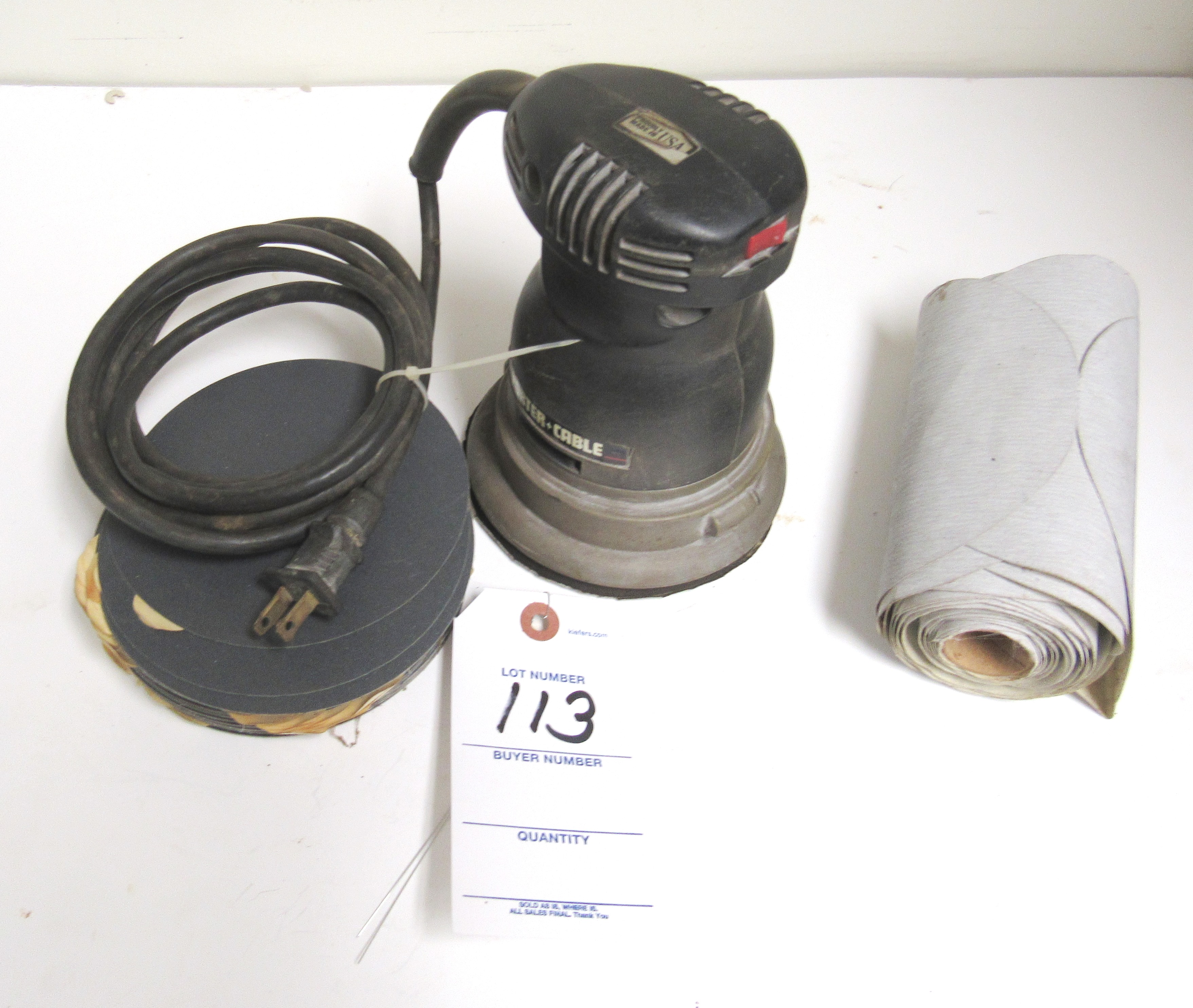 5" Porter Cable Mod. 332 Orbital Sander