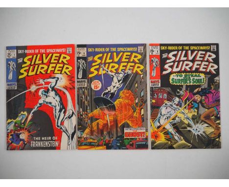 SILVER SURFER #7, 8, 9 (3 in Lot) - (1969 - MARVEL) - Includes the first appearance of the Ghost + the third appearance of Me