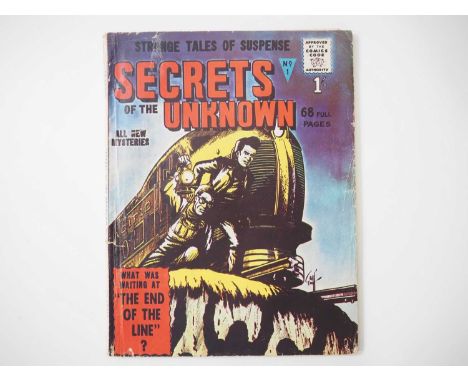 SECRETS OF THE UNKNOWN #1 (1962 - ALAN CLASS) - One of the first of the long-running Alan Class titles - This issue reprints 