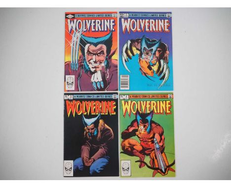 WOLVERINE #1, 2, 3, 4 - (4 in Lot) - (1982 - MARVEL) - Complete Four Issue Limited Series + Wolverine's first solo title - Fr