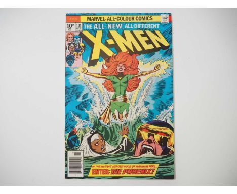 X-MEN #101 - (1976 - MARVEL - UK Price Variant) - First appearance & Origin of Phoenix (Jean Grey) - Black Tom Cassidy and Ju