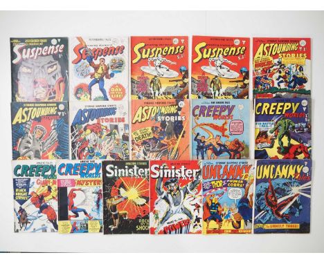 ALAN CLASS MARVEL SILVER AGE REPRINTS LOT (16 in Lot) -  Includes AMAZING STORIES OF SUSPENSE #92, 104, 108(x2) + ASTOUNDING 