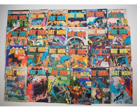 BATMAN #309 to 332 (24 in Lot) - (1979/1981 - DC) - Includes the first appearances of Tim Fox, Firebug & the Electrocutioner 