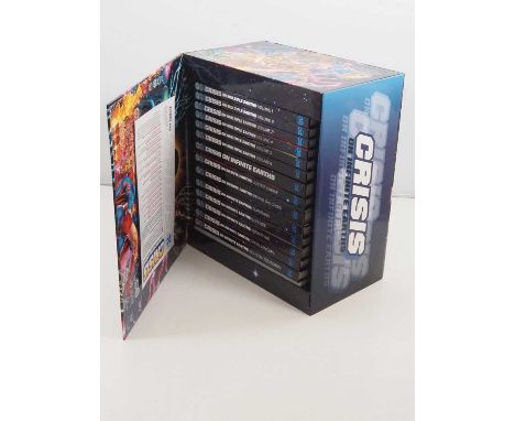 CRISIS ON INFINITE EARTHS HARDCOVER BOX SET (2019 - DC) - Comprehensive 14 book box set in slipcase which covers the complete