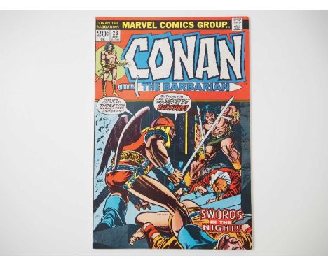 CONAN THE BARBARIAN #23 - (1973 - MARVEL) - First appearance of Red Sonja - Barry Windsor Smith, Sal Buscema, Gil Kane covers