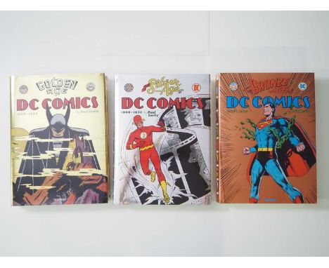 THE GOLDEN AGE, SILVER AGE & BRONZE AGE OF DC COMICS (3 in Lot) - Three 400+ page hardback Taschen books by Paul Levitz provi