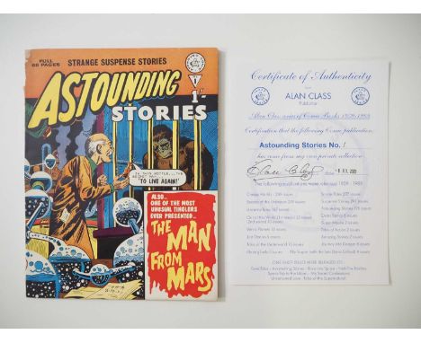 ASTOUNDING STORIES #1 (1966 - ALAN CLASS) - "The Man From Mars" - First issue of the series and comes with a COA signed by AL
