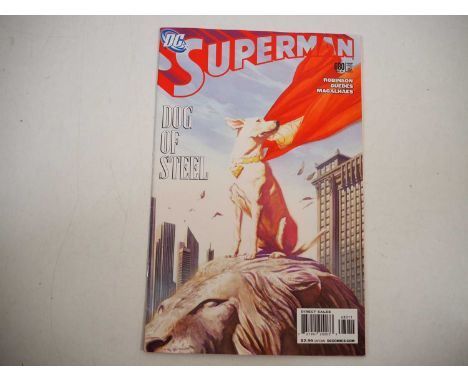 SUPERMAN #680 (2008 - DC) - Great Krypto cover art by Alex Ross