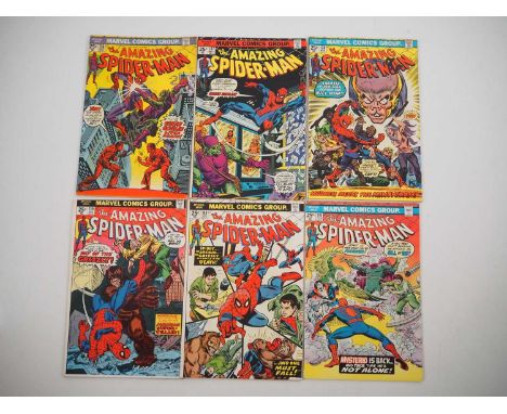 AMAZING SPIDER-MAN #136 to 141 (6 in Lot) - (1974/75 - MARVEL) - Includes the first appearance of Harry Osborn as the Green G