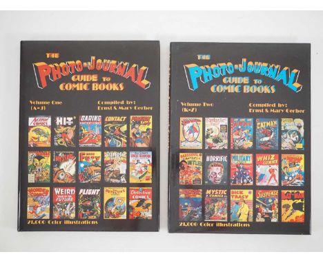 THE PHOTO-JOURNAL GUIDE TO COMIC BOOKS: VOLUMES ONE & TWO - HARDCOVER (2 in Lot) - (1989/1990 - GERBER) - Contains over 21,00
