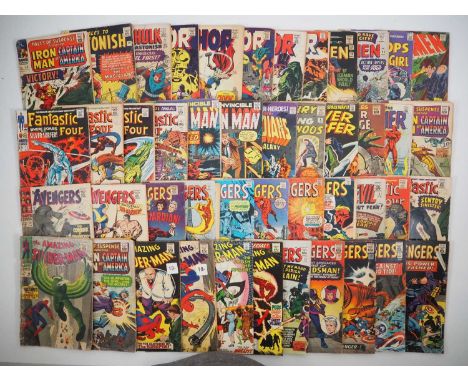 MARVEL SILVER AGE DAMAGED LOT (46 in Lot) - Includes THE AMAZING SPIDER-MAN #48, 51, 53, 91 + AMAZING SPIDER-MAN ANNUAL #4 + 