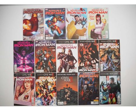 INVINCIBLE IRON MAN VOL. 3 #1 to 14 (14 in Lot) - (2015/2016 - MARVEL) - Full complete run which includes the first cameo and