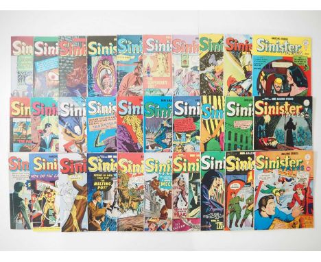 SINISTER TALES #165-174, 176-195 (30 in Lot) - (ALAN CLASS) - Reprints material from Marvel, Charlton, King Features, Tower &