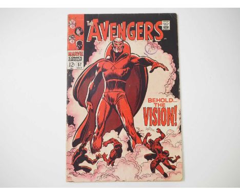AVENGERS #57 (1968 - MARVEL) - The first appearance of the Vision + the second appearance of Ultron - with classic cover and 