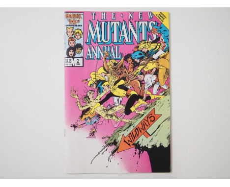 NEW MUTANTS ANNUAL #2 - (1986 - MARVEL) - The first appearance and origin of Betsy Braddock in U.S. comics, renamed Psylocke 