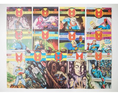 MIRACLEMAN #1(UK EDITION), 2, 3, 4, 5, 6, 7, 8, 9, 10, 11, 12, 13 (13 in Lot) - (1985/1987 - ECLIPSE) - Reintroduction of Mar