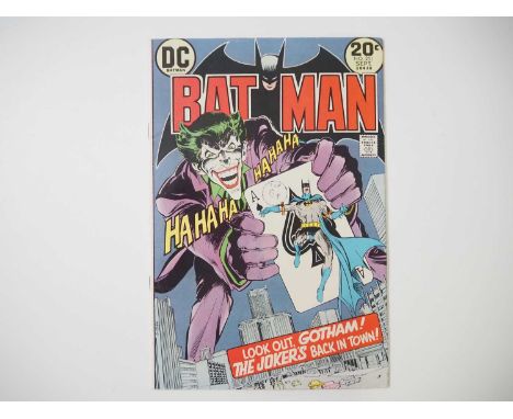 BATMAN #251 (1973 - DC) - Classic Joker cover and a key Bronze Age issue credited for repositioning the Joker as a homicidal 