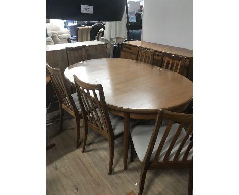 FANTASTIC VINTAGE G PLAN DINING ROOM SUITE