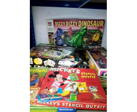 A LOT OF VINTAGE GAMES INC DIZZY DIZZY DINOSAURS AND THE BUSINESS GAME ETC