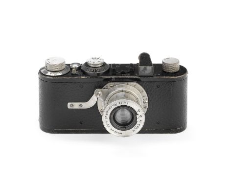 A Leica 1A,  circa 1925,No. 229, with 50mm f3.5 Anastigmat lens, this early Leica has all the features that one would expect 