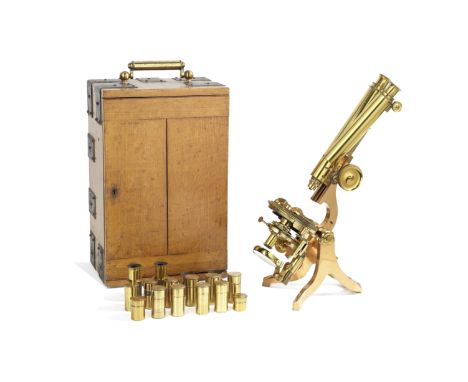 A Fine Swift &amp; Son 'Challenge' Binocular/Monocular Compound Microscope, English, circa 1880,signed Swift &amp; Son, 81 To