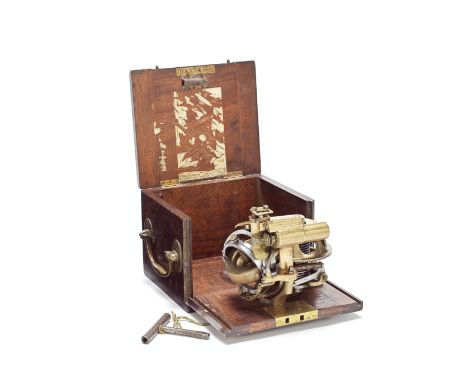 A Royal Gun Factory Torpedo Gyroscope, English, circa 1905,Serial no. 2201, the gyroscope composed of brass and steel compone