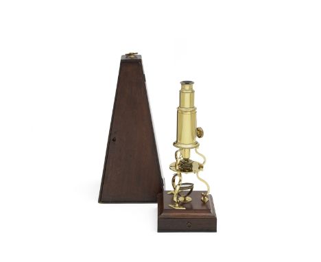 A William Harris Culpeper-type Compound Monocular Microscope, English, circa 1820,signed William Harris &amp; Co., 50 High Ho