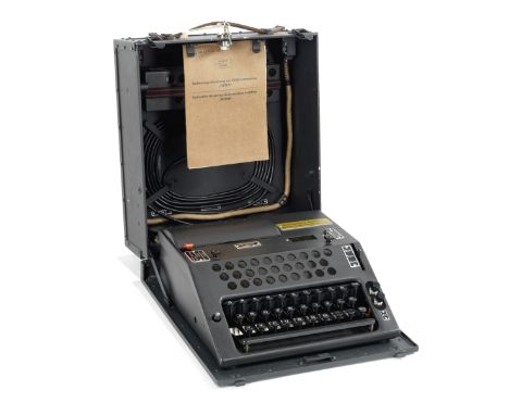 A NEMA TD 688 Cipher Machine, Swiss, third quarter of the 18th century,the 10-wheel cipher machine used by the Swiss Army and