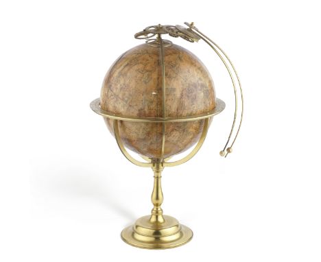 A Rare Richard Cushee 'Mr Neale's Patent' 12-inch celestial globe,  English,  circa 1730,signed A New Celestial GLOBE By R Cu