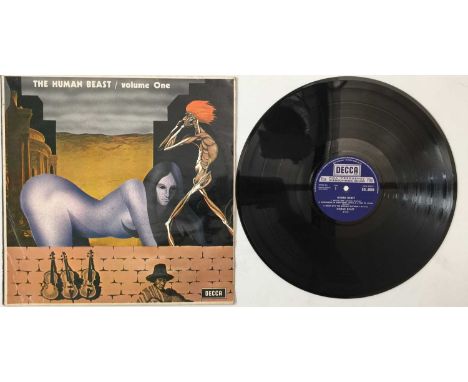 THE HUMAN BEAST - VOLUME ONE LP (UK STEREO ORIGINAL - DECCA - SKL 5053). An incredibly rare, original UK stereo LP pressing o