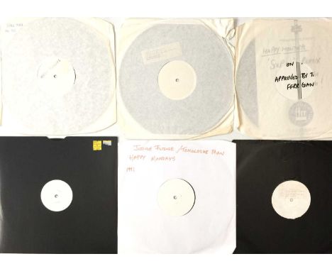 HAPPY MONDAYS - LP/ 12" WHITE LABEL PROMOS. A super collection of 12 LP/ 12" white label promos by Happy Mondays. Titles incl