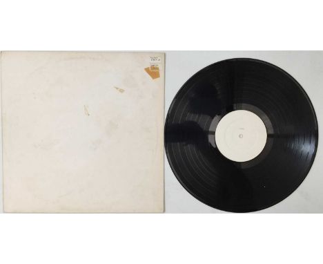 THE CLASH - THE CLASH LP (WHITE LABEL T/P - CBS-S-82000). A rare white label test pressing of The Clash - The Clash (CBS-S-82