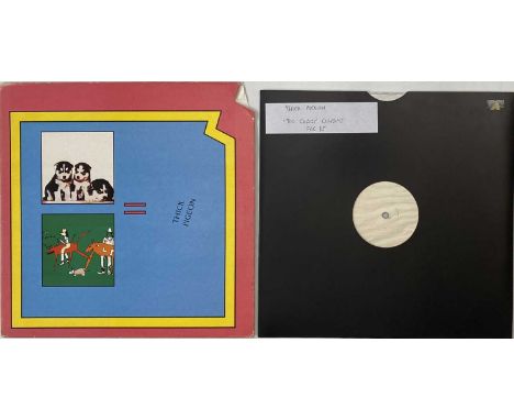 THICK PIGEON - TOO CRAZY COWBOYS LP PACK (WHITE LABEL PROMO &amp; STOCK - FACTORY RECORDS). A superb pack of 2 LP copies of t