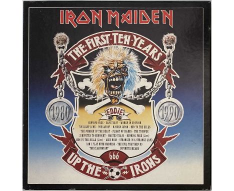 IRON MAIDEN - THE FIRST TEN YEARS UP THE IRONS (BOX SET - IRN 1 - 10). An example of the immersive box set 'The First Ten Yea
