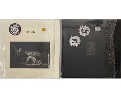 JOY DIVISION - CLOSER (TRANSLUCENT RED)/ UNKNOWN PLEASURES LP PACK. A super pack of 2 original LPs by Manchester post-punk le