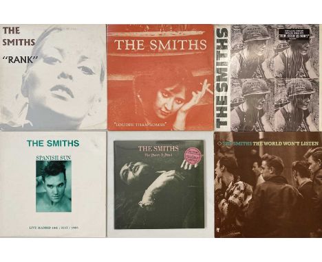 THE SMITHS - LP PACK. A quality pack of 6 LPs by The Smiths. Titles include Meat Is Murder (1-25269, US press. Printed inner 
