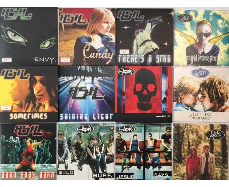 ASH - 7" COLLECTION. A clean collection of 23 x 7". Titles include Envy (026854011974), There's A Star (026854011271), Candy 