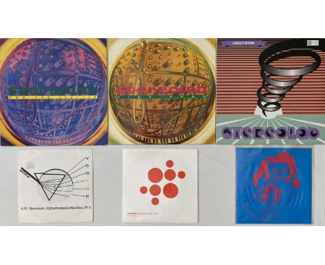 STEREOLAB - 10"/ 7" PACK. A fine selection of 6 10"/ 7" by Stereolab. Titles include Cybele's Reverie (D-UHF-010), Ping Pong 
