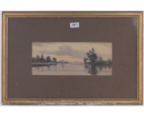 Four 19th century watercolours,including works by R W Fraser (2) & M Jackson, framed (4)