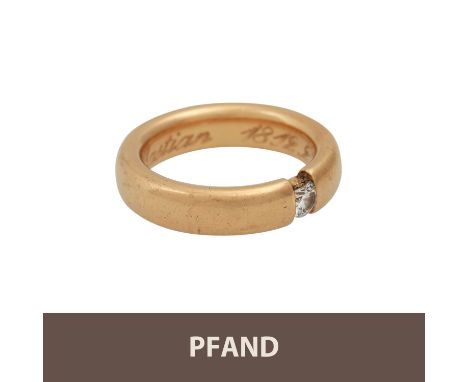   PFANDAUKTION - 1 Ring m. einem Diam.-Brillant ca. 0,20ct SI.   1 Ring m. einem Diam.-Brillant ca. 0,20ct SI. GG 18K (750/00